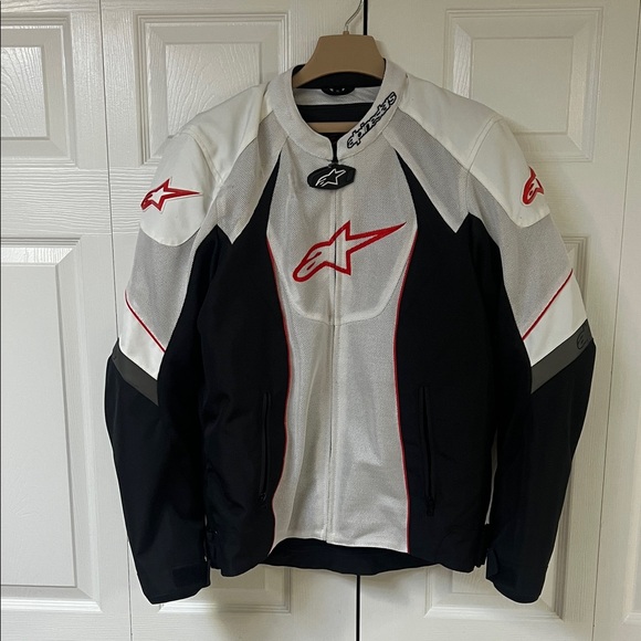 Alpinestars Black and White Racing Jacket - Picture 1 of 5